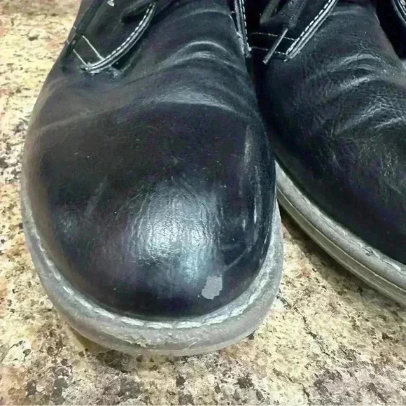 Mens Sonoma Bayport Black Chukka boots size 9 Lace Up Business Casual Boots - Picture 5 of 8